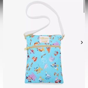 Loungefly Walt Disney World 50th Anniversary Passport Crossbody Bag